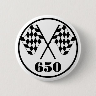 Badge Rond 5 Cm 650 drapeaux Checkered