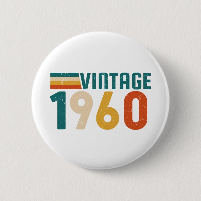 BADGE ROND 5 CM 65E ANNIVERSAIRE (Devant)