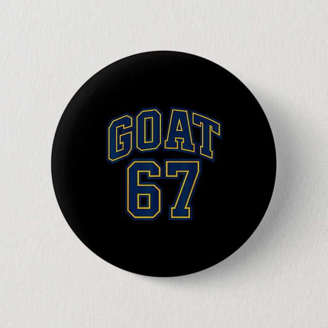 Badge Rond 5 Cm 67 Blagues Six Sept Génération Alpha Z Mème Rizz D (Devant)