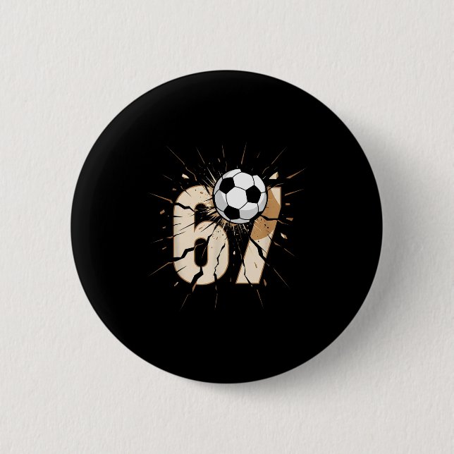Badge Rond 5 Cm 67 Brainrot Youth Soccer Drip - Funny Kids 67  (Devant)