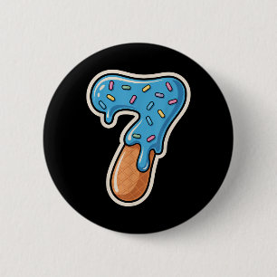 Badge Rond 5 Cm 67 Costume Duo Halloween Correspondant Numéro 6 Et