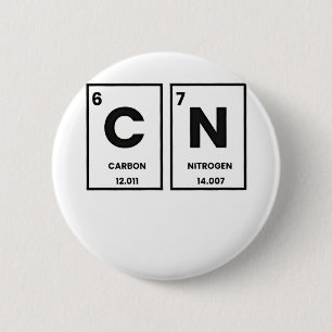 Badge Rond 5 Cm 67 Élément de table périodique Chimie Mème mason