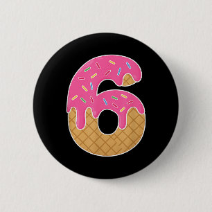 Badge Rond 5 Cm 67 Glace Dégoulinante Mème Drôle 6 7 Costume d'Hal