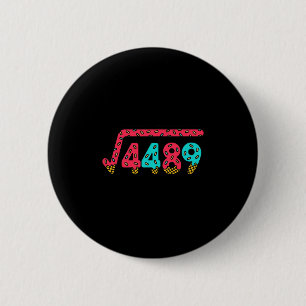 Badge Rond 5 Cm 67 Glace Dégoulinante Mème Racine Carrée 4489 Argo