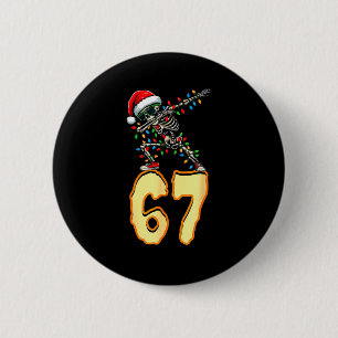 Badge Rond 5 Cm 67 Halloween Mème 6 7 Nombres Six Sept Drôle Enfan