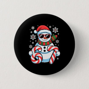 Badge Rond 5 Cm 67 Meme Bonhomme de Neige Brainrot Drôle de Noël E