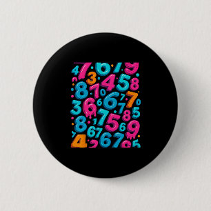 Badge Rond 5 Cm 67 Mème caché tendance Gen Z Alpha Six Seven 6 7