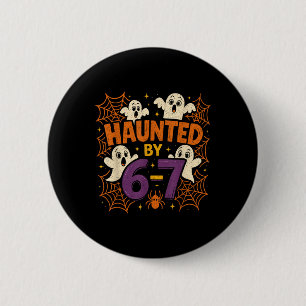 Badge Rond 5 Cm 67 Meme Halloween Drôle Tendance Six Sept Générati