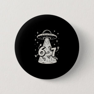 Badge Rond 5 Cm 67 Mème Internet Ufo Six Sept Tendance Virale Gen