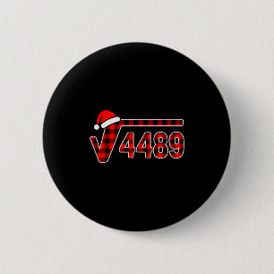 Badge Rond 5 Cm 67 Meme Noël Racine Carrée 4489 Six Sept Mathémati