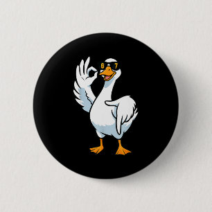Badge Rond 5 Cm 67 Meme Oie Silly 6 7 Drôle Six Sept 6-7 Gen Al