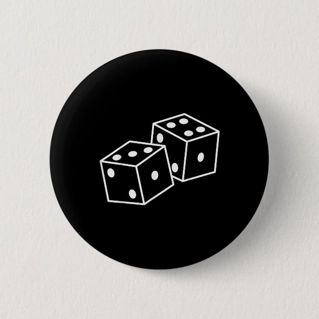Badge Rond 5 Cm 67 Mème Six Sept 6–7 Dés Drôles  (Devant)