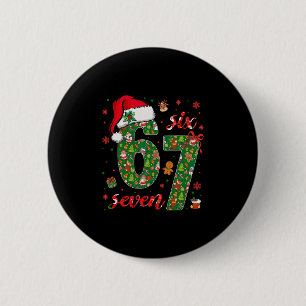 Badge Rond 5 Cm 67 Meme Six Seven Pour Enfants Femmes Hommes Garço
