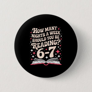 Badge Rond 5 Cm 67 Prof Combien de Soirs par Semaine Devriez-Vous