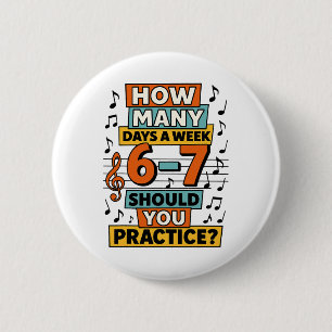 Badge Rond 5 Cm 67 Prof de musique Mème Drôle de musicien argot po