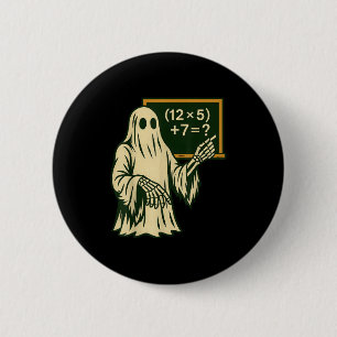 Badge Rond 5 Cm 67 Professeur Fantôme Halloween Six Sept Mème Brai