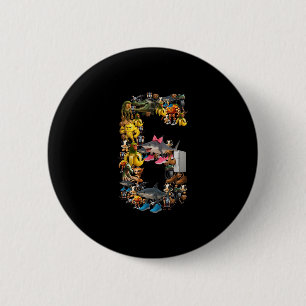 Badge Rond 5 Cm 67 Six Seven Cadeau de Noël Italien Brainrot