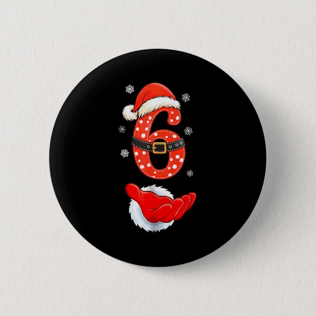 Badge Rond 5 Cm 67 Six Seven Meme Couple Matching Christmas  (Devant)