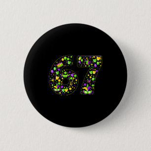 Badge Rond 5 Cm 67 Six Seven Pour Femmes Hommes Enfants Garçons Fi