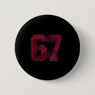 Badge Rond 5 Cm 67 Sixty Seven Déguisement Halloween Chauves-souri