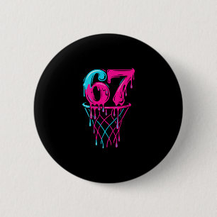 Badge Rond 5 Cm 67 Sketll Drip Six Sept Gen Amusant Alpha