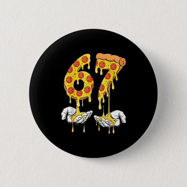 Badge Rond 5 Cm 67 Zza Mème Drôle Amoureux Zza  (Devant)