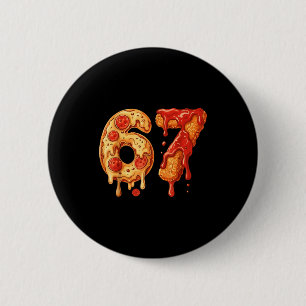 Badge Rond 5 Cm 67 Zza Mème Drôle Six Sept Argot Gen Alpha Enfants