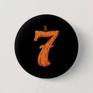 Badge Rond 5 Cm 6 7 Drôle Six Sept Costume Halloween Costume Corre