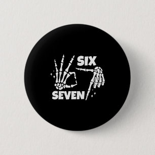 Badge Rond 5 Cm 6 7 Mème Drôle de Mains de Squelette Halloween Cou