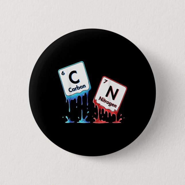 Badge Rond 5 Cm 6 7 Periodic Table Meme Science Chemistry6 7 Perio (Devant)