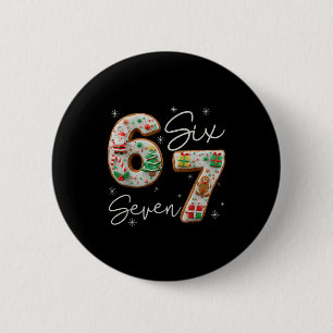Badge Rond 5 Cm 6 7 Six Seven Génération Z Alpha Argot Mème Vacanc