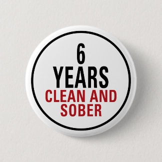 Badge Rond 5 Cm 6 ans nettoient et assagissent
