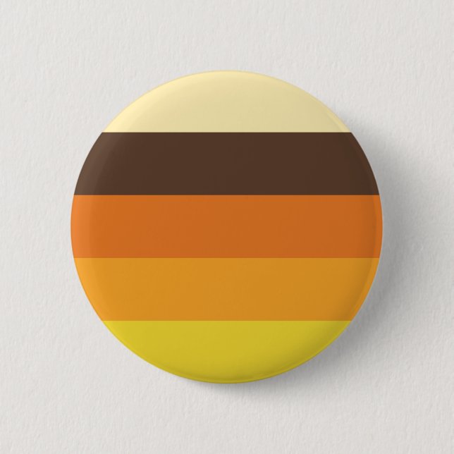 Badge Rond 5 Cm 70s Retro Striped Color Pattern (Devant)