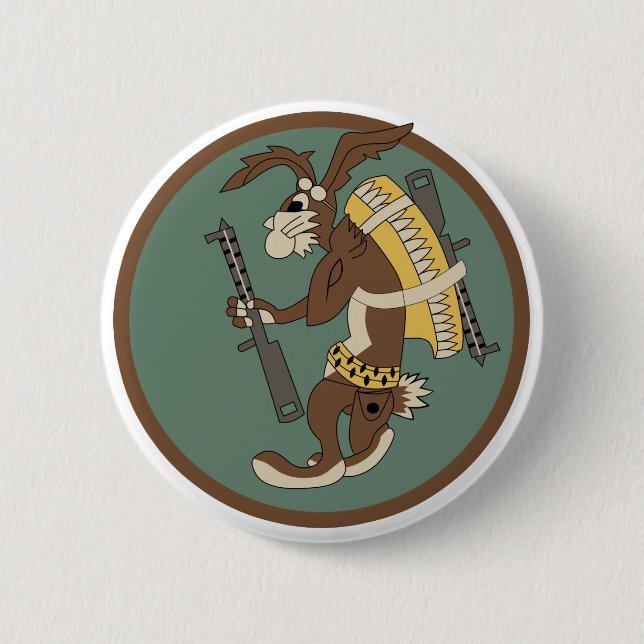 Badge Rond 5 Cm 7ème Escadron de cargaison de combat, 2ÈME GUERRE (Devant)
