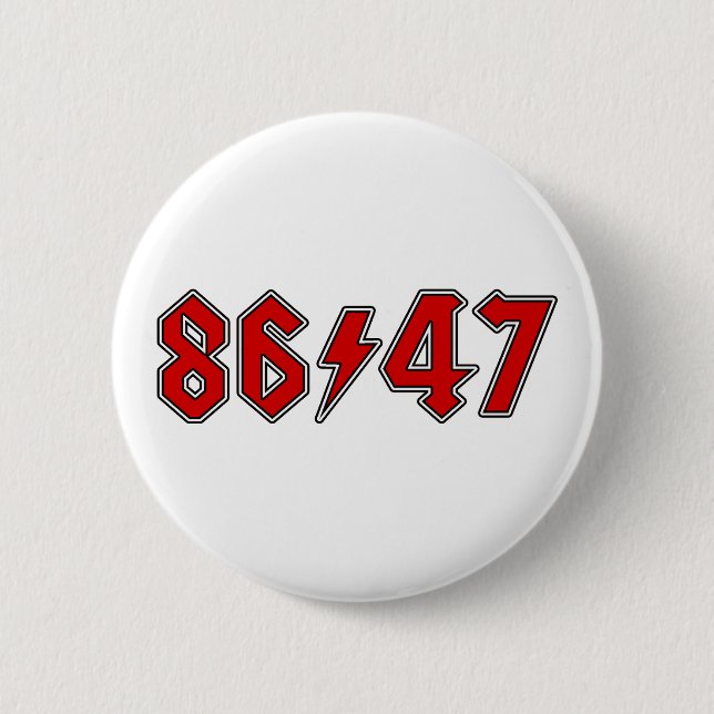 Badge Rond 5 Cm 8647 Destituer Trump (Devant)