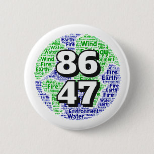 Badge Rond 5 Cm 8647 Planète Terre Écologie Art de mots