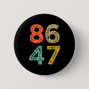 Badge Rond 5 Cm 86 47 Trump contre Trump contre l'échec de Trump e
