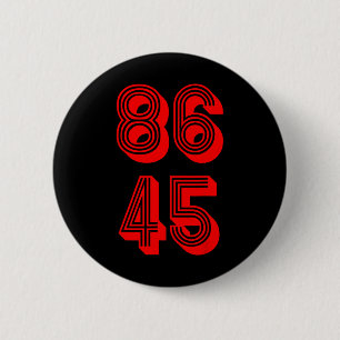 Badge Rond 5 Cm 86 Le 45ème Président 86 45 Résistance politique