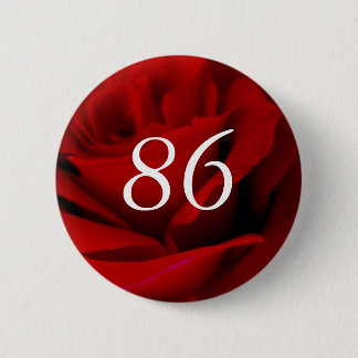 Badge Rond 5 Cm 86e anniversaire