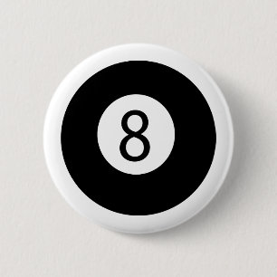 Badge Rond 5 Cm 8 balles