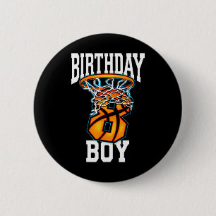 Badge Rond 5 Cm 8e anniversaire Basketball 8 ans Enfants Cadeau 1