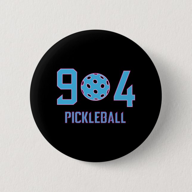 Badge Rond 5 Cm 904 Pickleball (Devant)