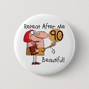 Badge Rond 5 Cm 90 est de Beaux Tshirts et cadeaux