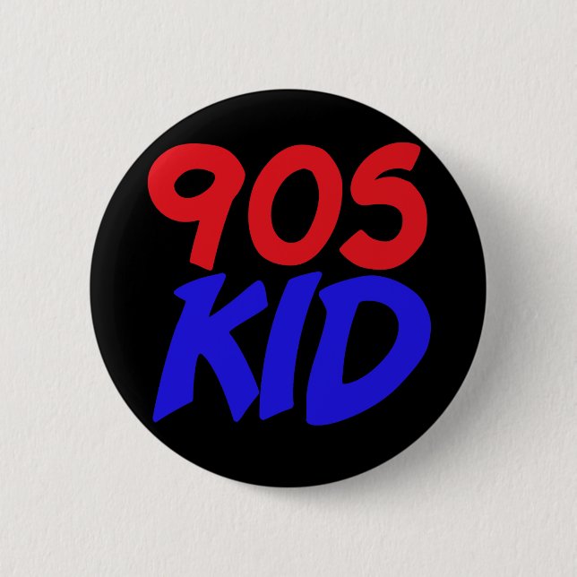 Badge Rond 5 Cm 90s Kid (Devant)