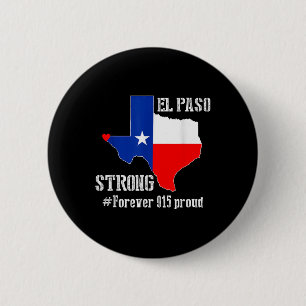 Badge Rond 5 Cm 915 Fier El Paso Chemise forte