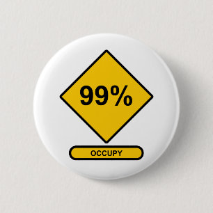Badge Rond 5 Cm 99 % Occupy
