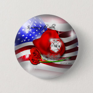 Badge Rond 5 Cm 9/11 bouton commémoratif