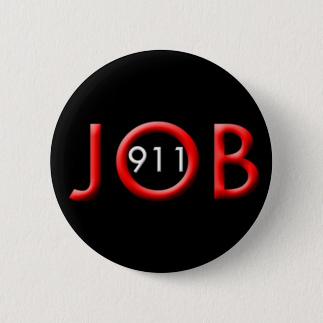 Badge Rond 5 Cm 9/11 bouton du travail intérieur (Devant)