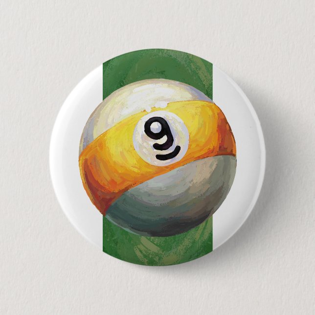 Badge Rond 5 Cm 9 balles (Devant)