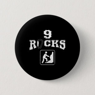 Badge Rond 5 Cm 9 Escalade Neuf Ans Anniversaire Bouldering
